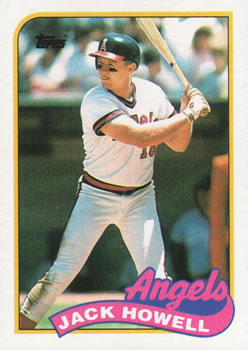 #216 Jack Howell - California Angels - 1989 Topps Baseball