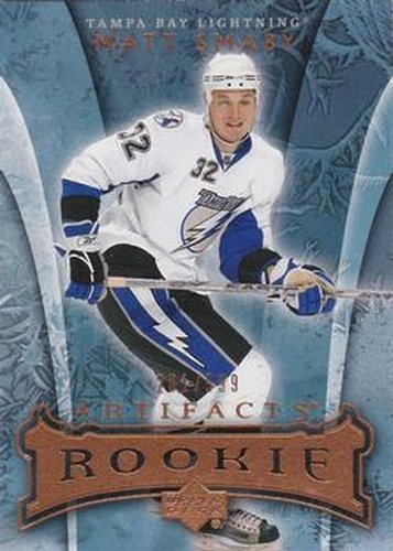 #216 Matt Smaby - Tampa Bay Lightning - 2007-08 Upper Deck Artifacts Hockey
