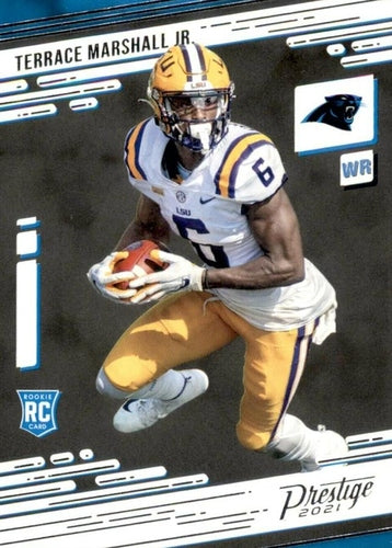 #216 Terrace Marshall Jr. - Carolina Panthers - 2021 Panini Prestige Football