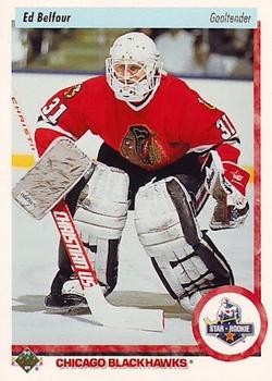#216 Ed Belfour - Chicago Blackhawks - 1995-96 Upper Deck Hockey