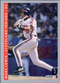 #216 Mark Lewis - Cleveland Indians - 1993 Fleer Baseball