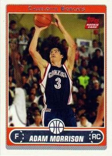 #216 Adam Morrison - Charlotte Bobcats - 2006-07 Topps Basketball