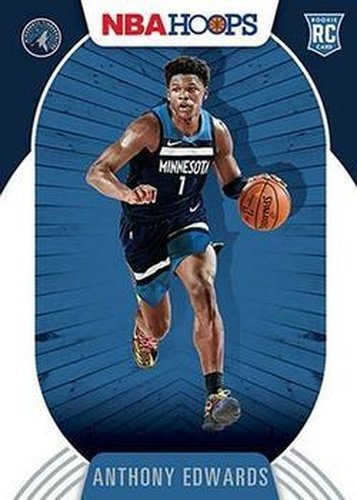 #216 Anthony Edwards - Minnesota Timberwolves - 2020-21 Hoops Basketball