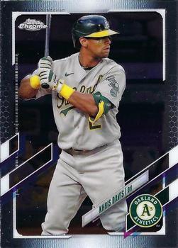 #216 Khris Davis - Oakland Athletics - 2021 Topps Chrome Baseball