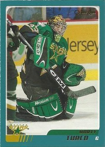 #216 Marty Turco - Dallas Stars - 2003-04 O-Pee-Chee Hockey