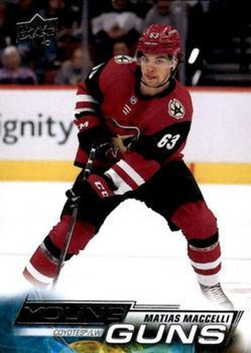 #216 Matias Maccelli - Arizona Coyotes - 2022-23 Upper Deck Hockey
