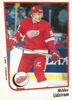 #216 Nicklas Lidstrom - Detroit Red Wings - 1994-95 Panini Hockey Stickers