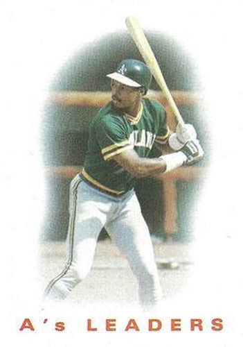 #216 A's Leaders - Oakland Athletics - 1986 Topps Baseball