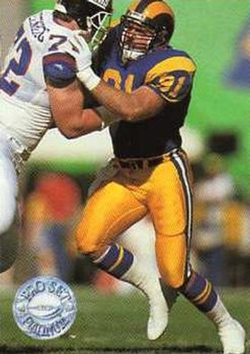 #216 Kevin Greene - Los Angeles Rams - 1991 Pro Set Platinum Football