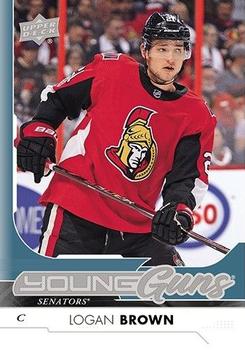 #217 Logan Brown - Ottawa Senators - 2017-18 Upper Deck Hockey