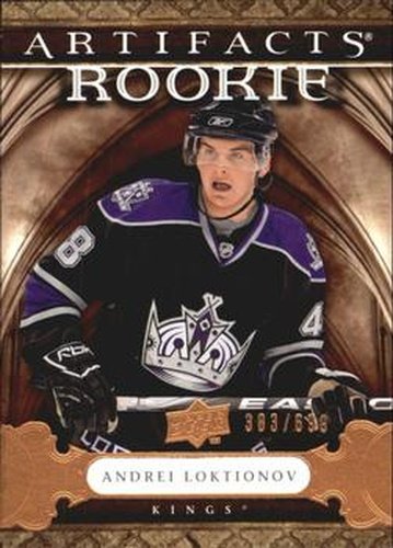 #217 Andrei Loktionov - Los Angeles Kings - 2009-10 Upper Deck Artifacts Hockey