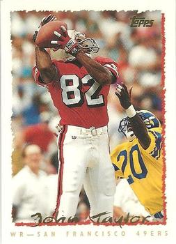 #217 John Taylor - San Francisco 49ers - 1995 Topps Football