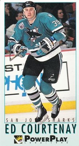 #217 Ed Courtenay - San Jose Sharks - 1993-94 Fleer PowerPlay Hockey