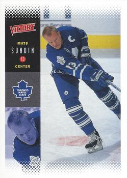 #217 Mats Sundin - Toronto Maple Leafs - 2000-01 Upper Deck Victory Hockey