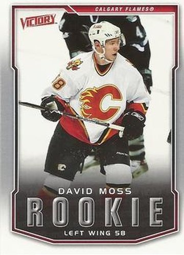 #217 David Moss - Calgary Flames - 2007-08 Upper Deck Victory Hockey