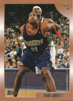 #217 Dean Garrett - Denver Nuggets - 1998-99 Topps Basketball