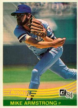 #217 Mike Armstrong - Kansas City Royals - 1984 Donruss Baseball