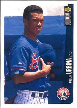 #217 Ugueth Urbina - Montreal Expos - 1996 Collector's Choice Baseball