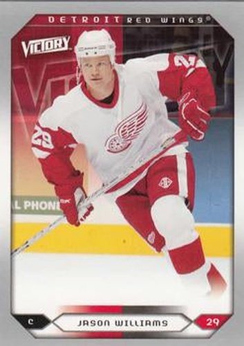 #217 Jason Williams - Detroit Red Wings - 2005-06 Upper Deck Victory Hockey