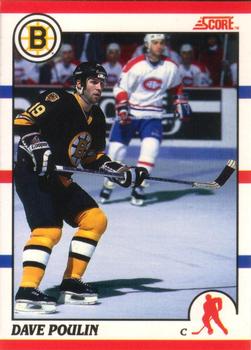 #217 Dave Poulin - Boston Bruins - 1990-91 Score Canadian Hockey