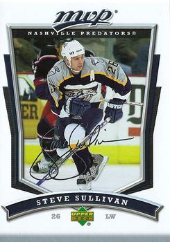 #217 Steve Sullivan - Nashville Predators - 2007-08 Upper Deck MVP Hockey