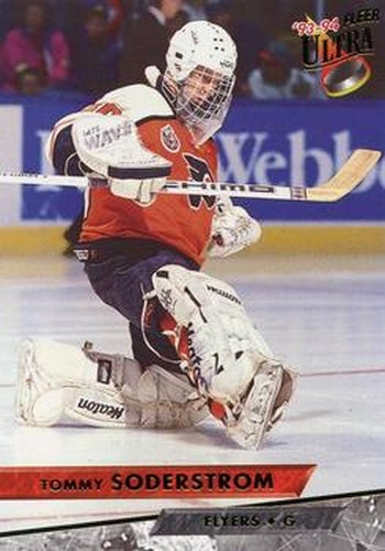 #217 Tommy Soderstrom - Philadelphia Flyers - 1993-94 Ultra Hockey