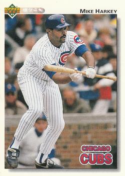 #218 Mike Harkey - Chicago Cubs - 1992 Upper Deck Baseball