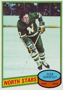 #218 Glen Sharpley - Minnesota North Stars - 1980-81 O-Pee-Chee Hockey
