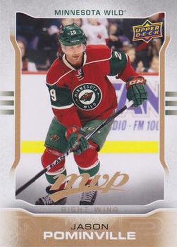 #218 Jason Pominville - Minnesota Wild - 2014-15 Upper Deck MVP Hockey