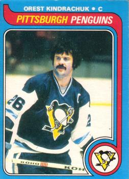 #218 Orest Kindrachuk - Pittsburgh Penguins - 1979-80 O-Pee-Chee Hockey