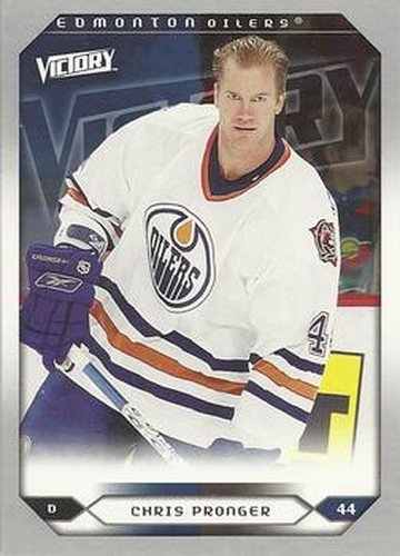 #218 Chris Pronger - Edmonton Oilers - 2005-06 Upper Deck Victory Hockey
