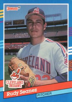 #218 Rudy Seanez - Cleveland Indians - 1991 Donruss Baseball