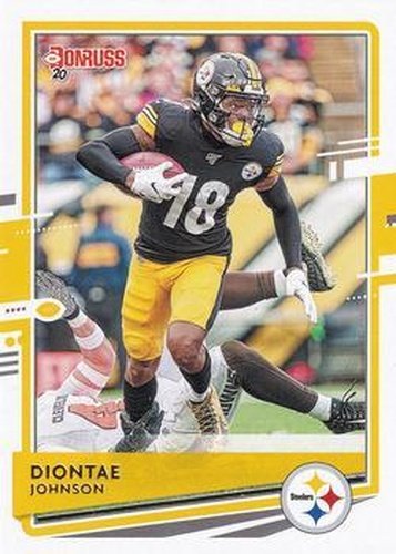 #218 Diontae Johnson - Pittsburgh Steelers - 2020 Donruss Football