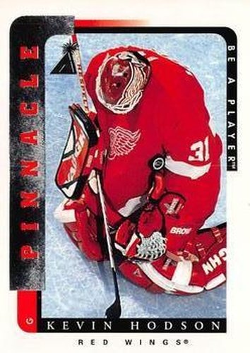 #218 Kevin Hodson - Detroit Red Wings - 1996-97 Pinnacle Be a Player Hockey