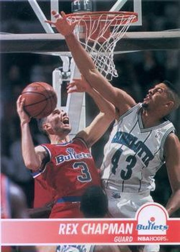 #218 Rex Chapman - Washington Bullets - 1994-95 Hoops Basketball