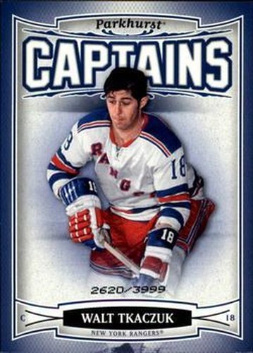 #218 Walt Tkaczuk - New York Rangers - 2006-07 Parkhurst Hockey