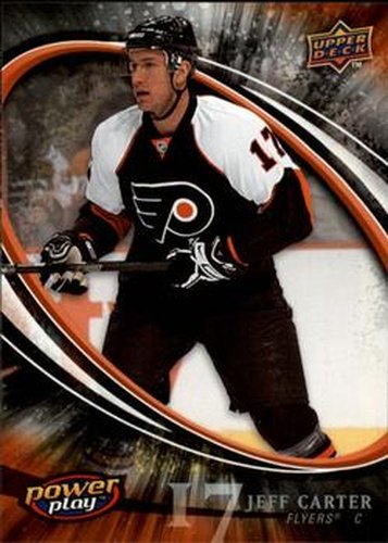 #218 Jeff Carter - Philadelphia Flyers - 2008-09 Upper Deck Power Play Box Set Hockey