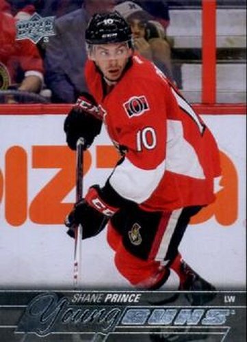 #218 Shane Prince - Ottawa Senators - 2015-16 Upper Deck Hockey
