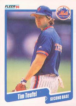 #218 Tim Teufel - New York Mets - 1990 Fleer USA Baseball