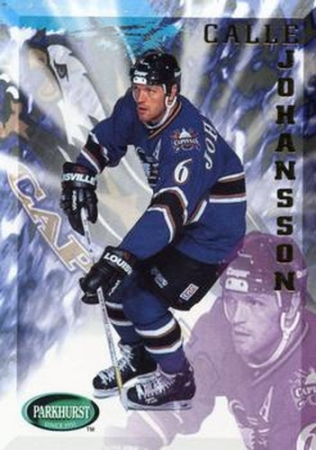#218 Calle Johansson - Washington Capitals - 1995-96 Parkhurst International Hockey