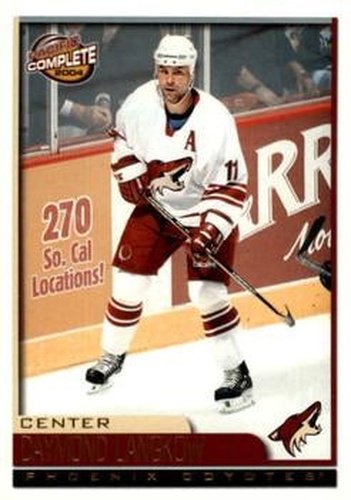 #218 Daymond Langkow - Phoenix Coyotes - 2003-04 Pacific Complete Hockey