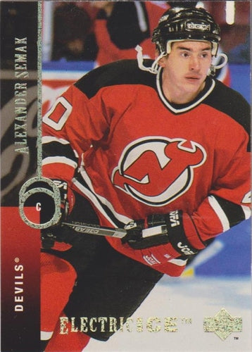 #219 Alexander Semak - New Jersey Devils - 1994-95 Upper Deck Hockey - Electric Ice