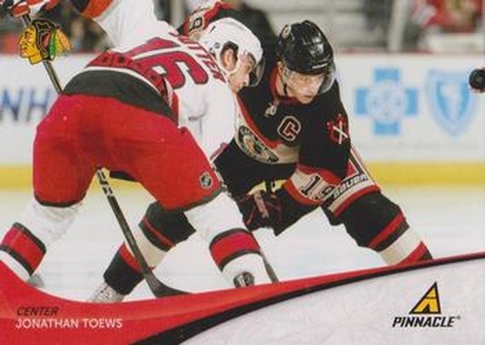 #219 Jonathan Toews - Chicago Blackhawks - 2011-12 Panini Pinnacle Hockey