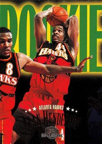 #219 Alan Henderson - Atlanta Hawks - 1995-96 SkyBox Premium Basketball