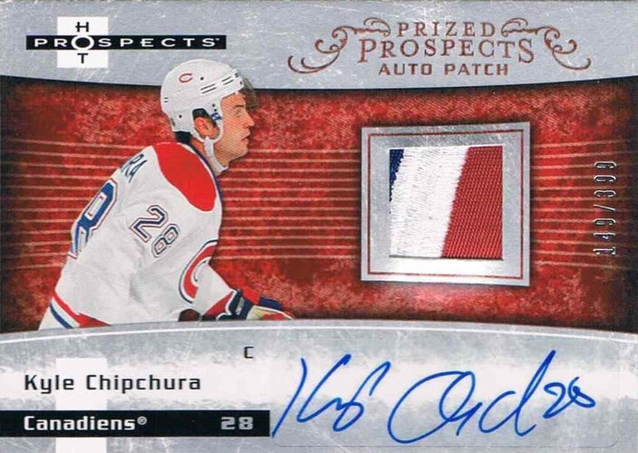 #219 Kyle Chipchura - Montreal Canadiens - 2007-08 Fleer Hot Prospects Hockey