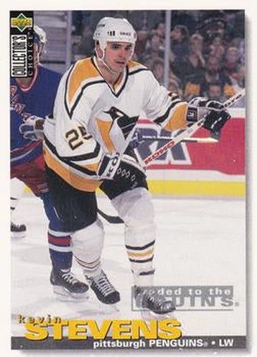 #219 Kevin Stevens - Boston Bruins - 1995-96 Collector's Choice Hockey