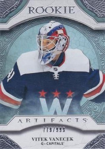 #RED219 Vitek Vanecek - Washington Capitals - 2020-21 Upper Deck Artifacts Hockey