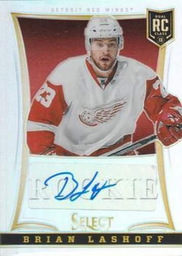 #219 Brian Lashoff - Detroit Red Wings - 2013-14 Panini Select Hockey