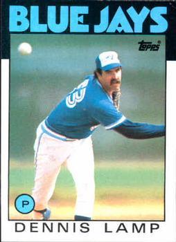 #219 Dennis Lamp - Toronto Blue Jays - 1986 Topps Baseball