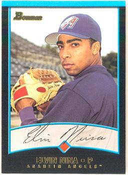 #219 Elvin Nina - Anaheim Angels - 2001 Bowman Baseball